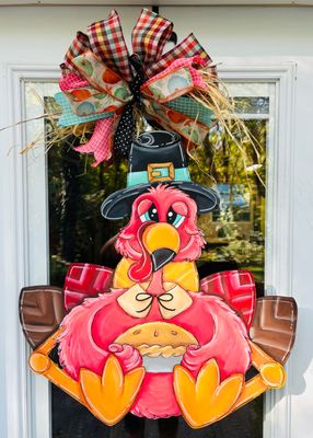 Fall--Thanksgiving--Flamingo in Disguise