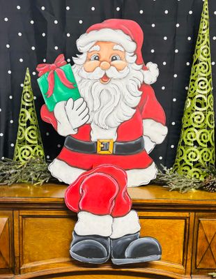 Christmas--Santa Claus Mantle Sitter
