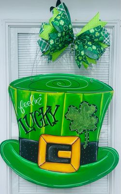 St Pats Hat Door Hanger 24&quot;