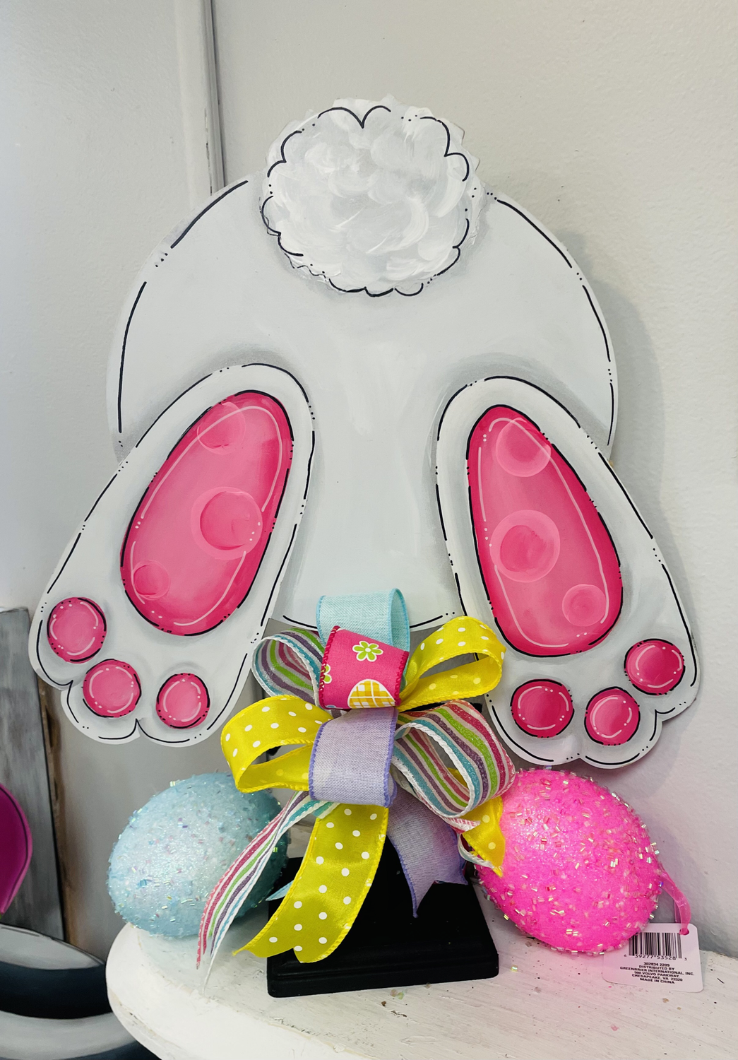 Easter Bunny Butt Table Topper