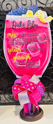 Derby Oaks Lily Recipe Table Topper-Printed