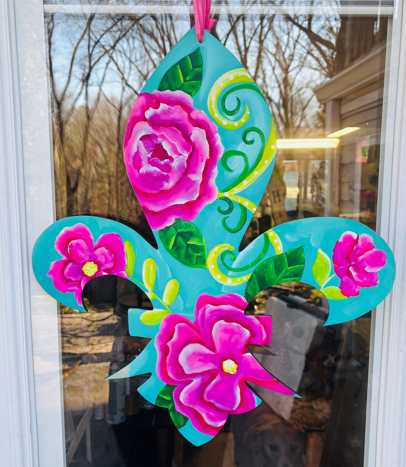 Spring/Summer Floral Fleur De Lis-Printed Only