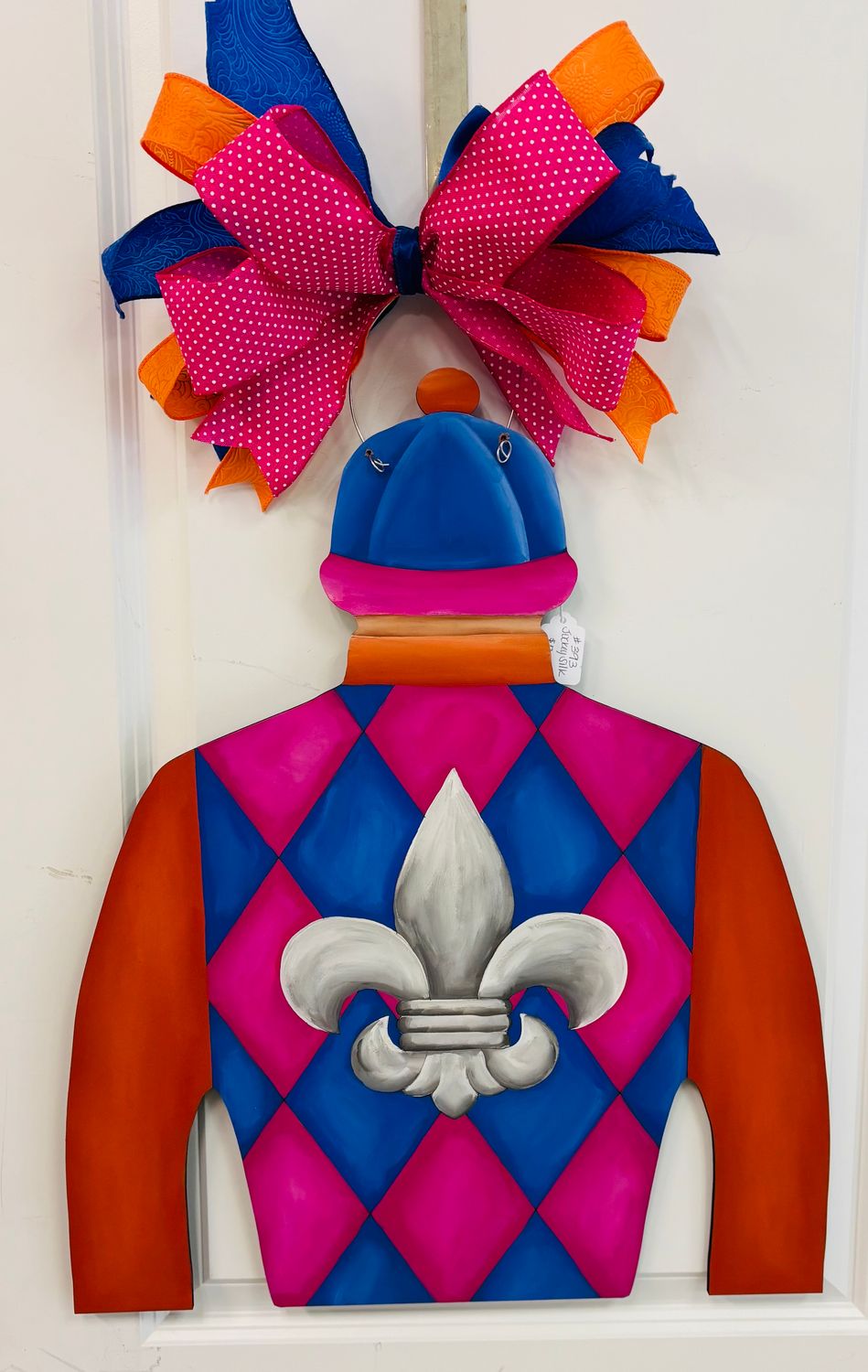 Derby Jockey Silk &quot;See Ya Later&quot; Design Door Hanger
