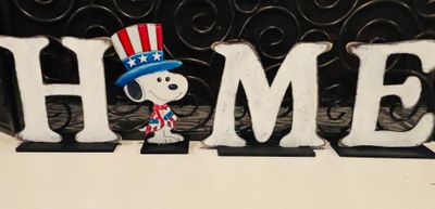 4th of July/Patriotic Snoopy Insert-Printed