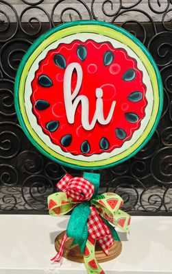 Spring/Summer Watermelon Circle Table Topper