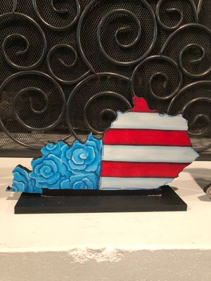 4th of July/Patriotic All American Kentucky Insert-Printed