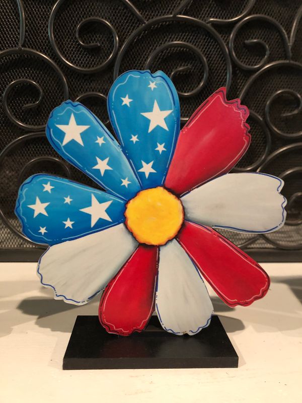 4th of July/Patriotic Daisy Insert-Printed