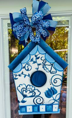 Spring/Summer Birdhouse Door Hanger
