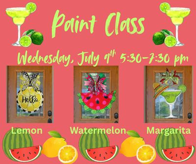 Paint Class-July 9th 5:30-7:30 pm @ Bearno&#39;s in JTown