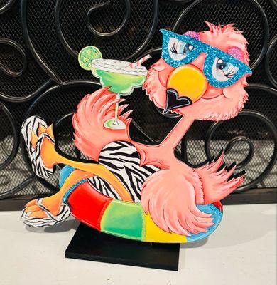 Spring/Summer Filomena Flamingo Insert-Printed