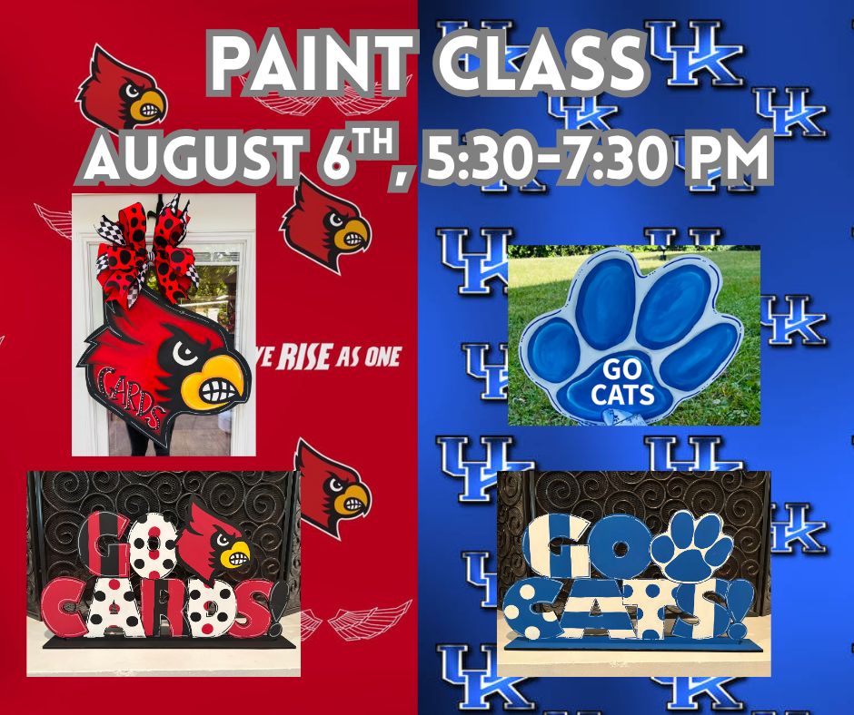 Paint Class--August 6th 5:30-7:30 pm @ Bearno&#39;s in JTown