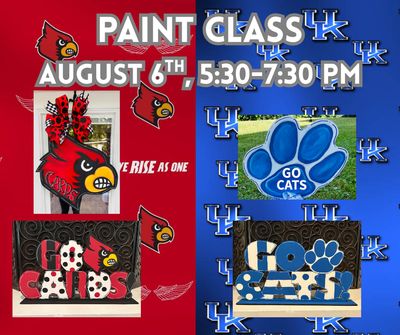 Paint Class--August 6th 5:30-7:30 pm @ Bearno&#39;s in JTown