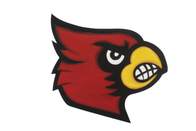 School Cardinal Head Insert/Sitter