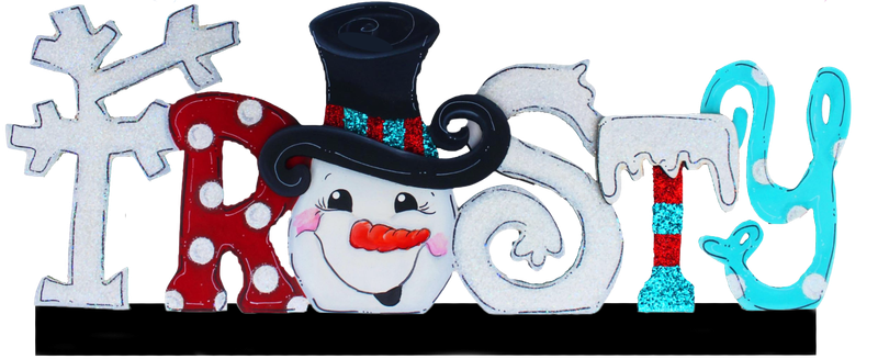 Winter Frosty Shelf Sitter