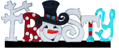 Winter Frosty Shelf Sitter