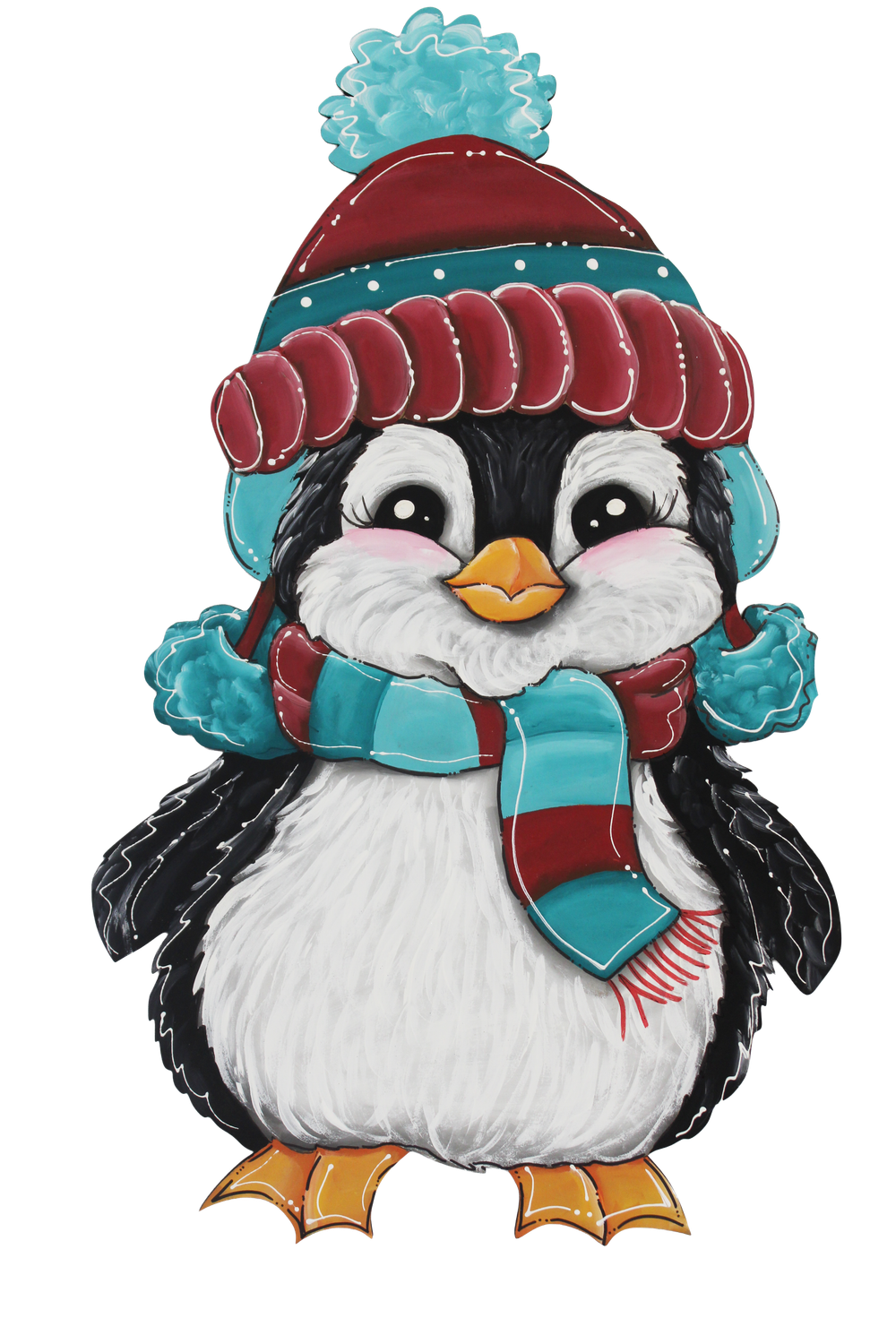 Winter Penguin  2025 Table Topper