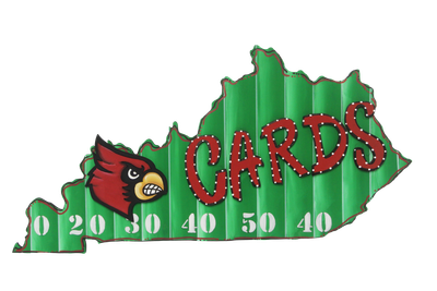 Fall-School/Sports-Kentucky Football Field CARDS Door Hanger
