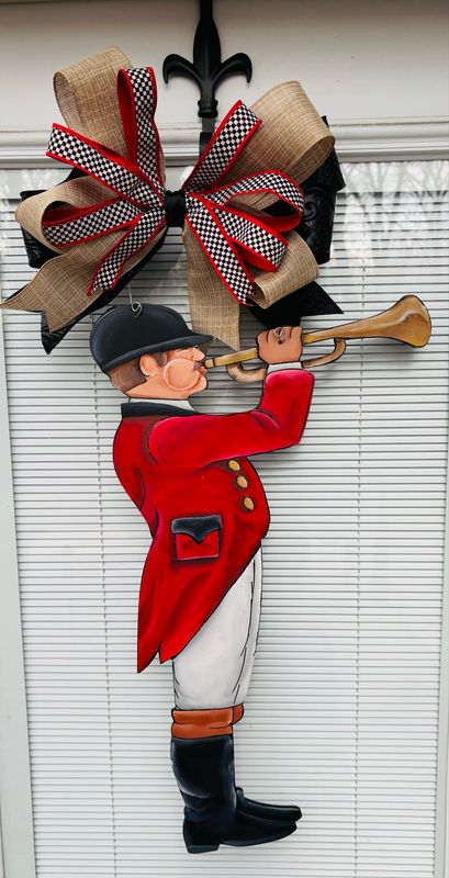 Derby Bugler Door Hanger