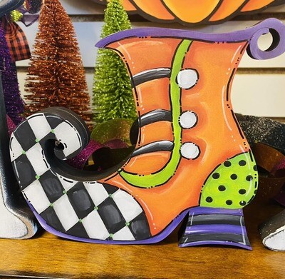 Halloween Witch Boot Insert/Sitter