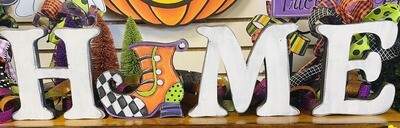 Halloween Witch Boot Insert/Sitter