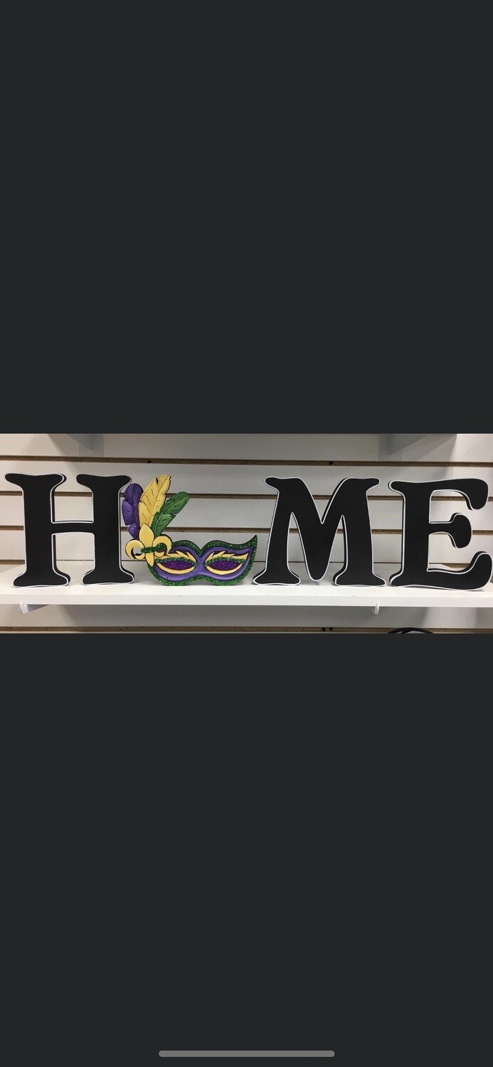 Mardi Gras mask Insert/Sitter