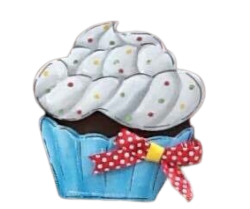 Birthday Cupcake Insert/Sitter-Printed