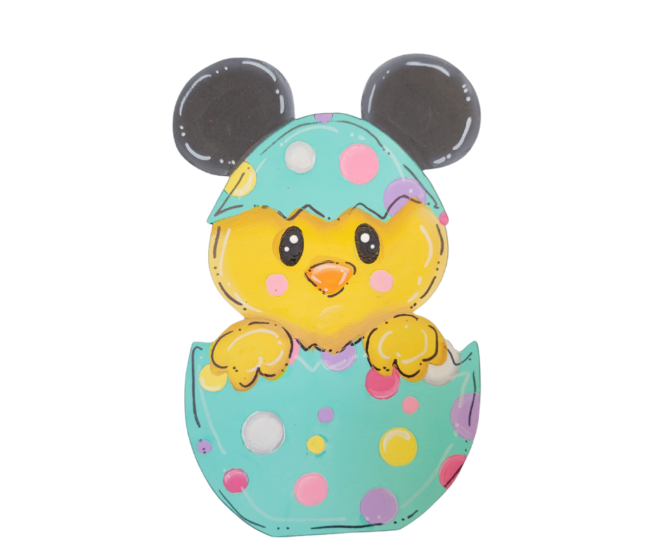 Easter Hatching Mickey Chick Insert/sitter