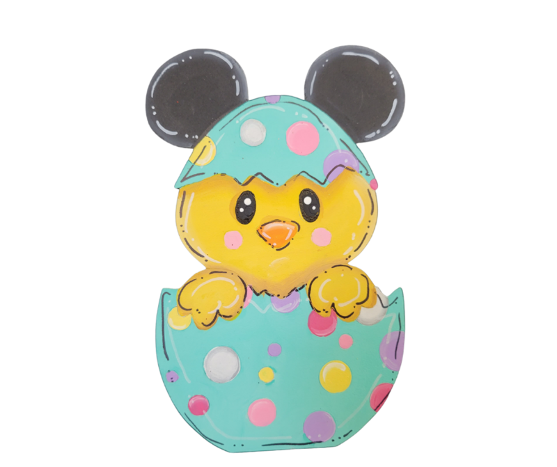 Easter Hatching Mickey Chick Insert/sitter