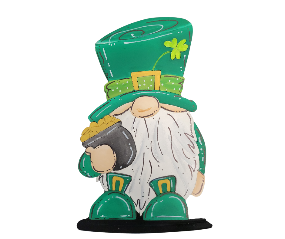 St Patrick's Day Gnome Pot of Gold Insert/Sitter