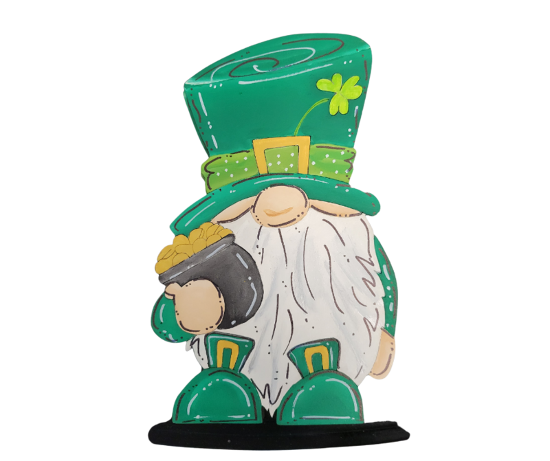 St Patrick's Day Gnome Pot of Gold Insert/Sitter