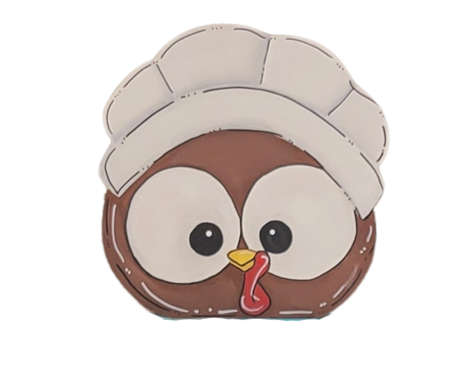 Thanksgiving Pilgrim Turkey Girl Insert/Sitter