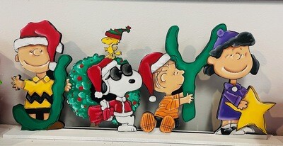 Christmas Snoopy JOY Shelf Sitter