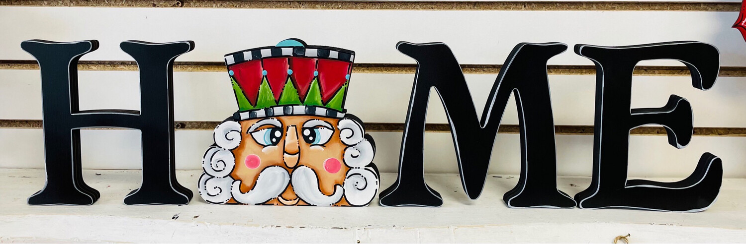 Christmas Nutcracker Insert/Sitter-Printed