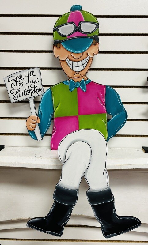 Derby Jockey Mantle Sitter