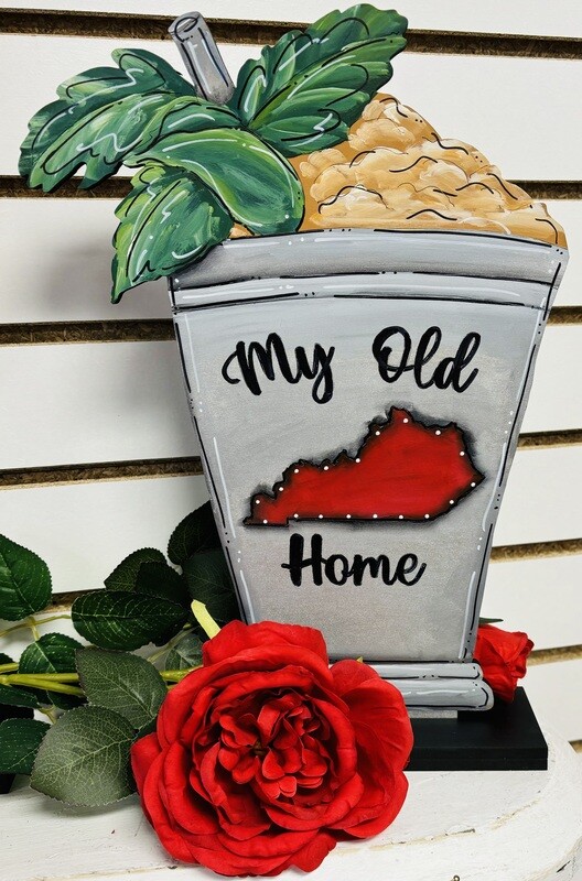 Derby Mint Julep Shelf Sitter/Insert (Printed)