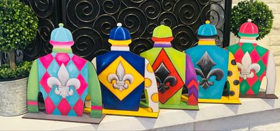 Derby 13" Jockey Silk Sitter