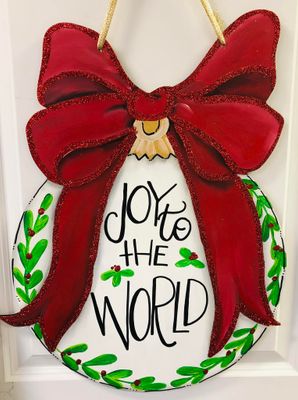 Christmas Ornament With A Bow