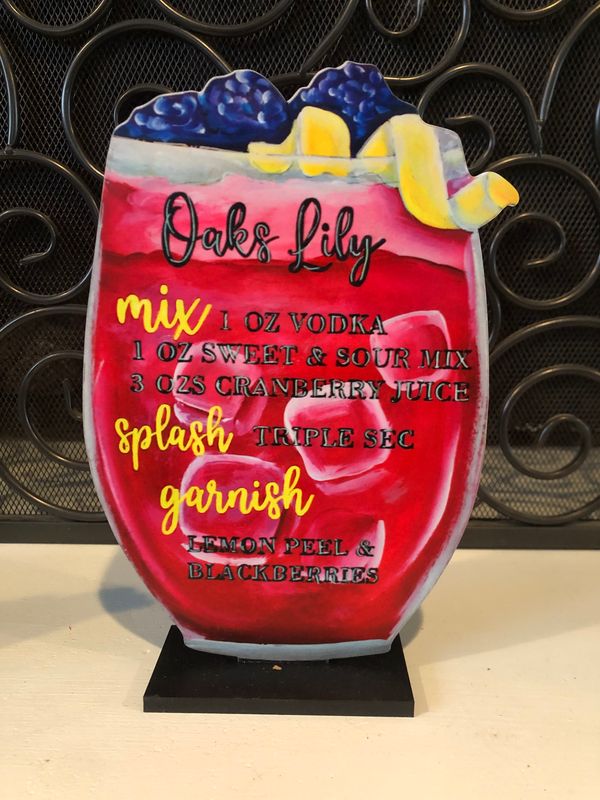 Derby Oaks Lily Drink Insert/Sitter