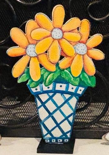 Spring/Summer Three Flower Pot Insert/Sitter-Printed