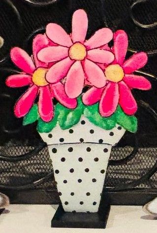 Spring/Summer Three Flower Pot Insert/Sitter-Printed