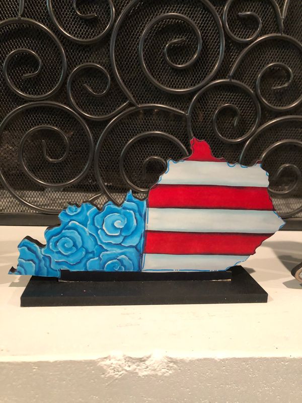 4th of July/Patriotic All American Kentucky Insert/Sitter-Printed