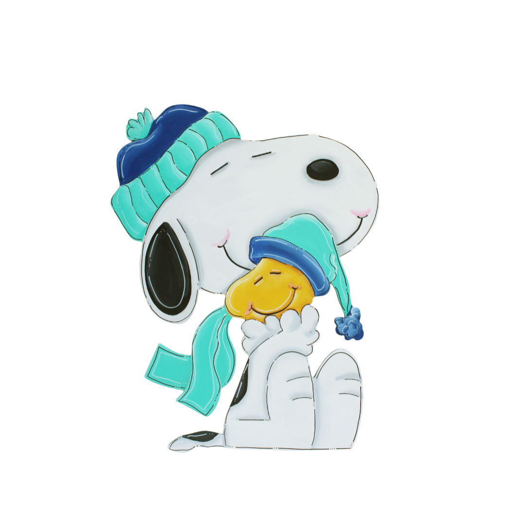 Winter Snoopy and Woodstock Insert/Sitter-Printed