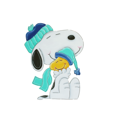Winter Snoopy and Woodstock Insert/Sitter-Printed