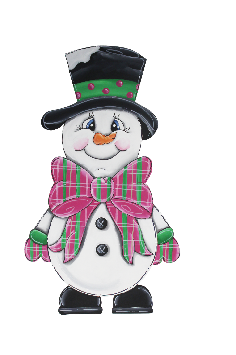 Winter Full Body Snowman Insert/Sitter-Printed