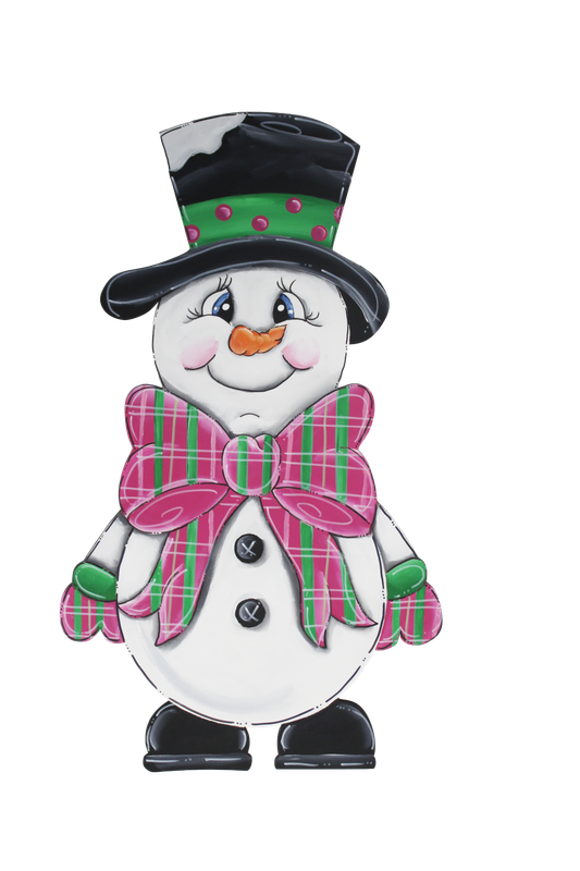 Winter Full Body Snowman Insert/Sitter-Printed