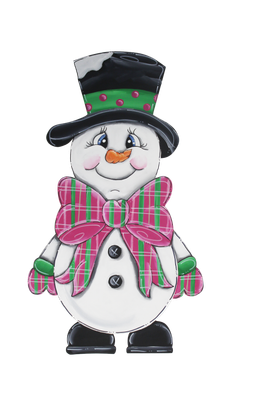 Winter Full Body Snowman Insert/Sitter-Printed