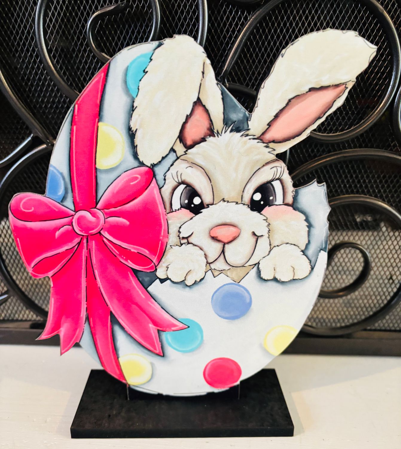 Easter Bunny in Egg Insert/Sitter-Printed