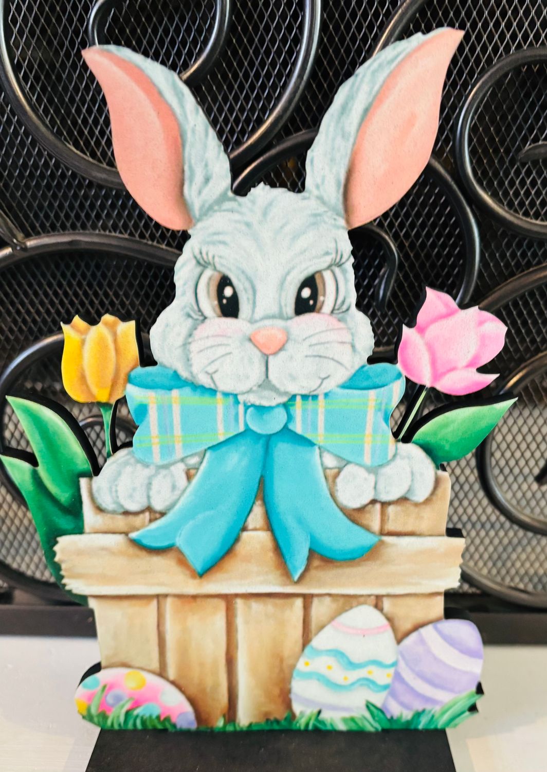 Easter Bunny in Basket Insert/Sitter-Printed