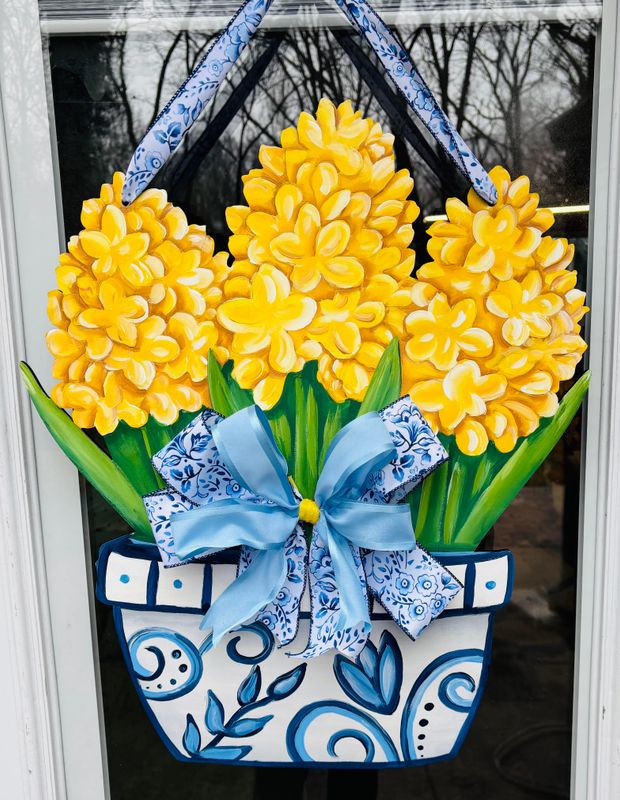 Spring/Summer Hyacinth Door Hanger