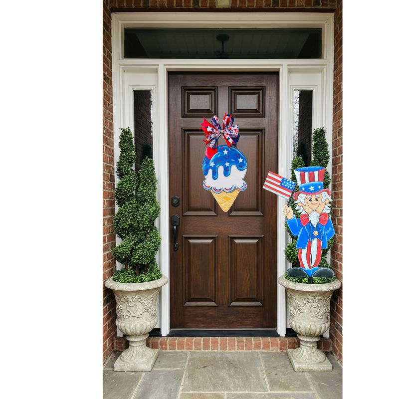 Patriotic/4th of July 30" Uncle Sam Coroplast Stake